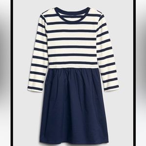 GAP girls dress, navy and white stripe in perfect condition